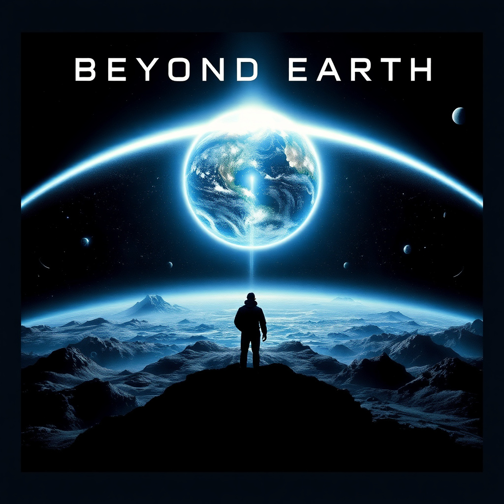 Sci-fi movie poster 'Beyond Earth'
